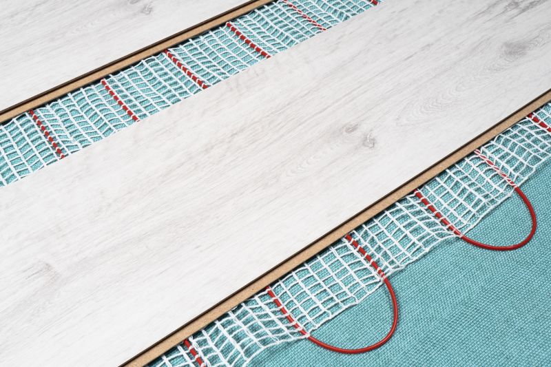 Radiant Flooring System in a Living Room